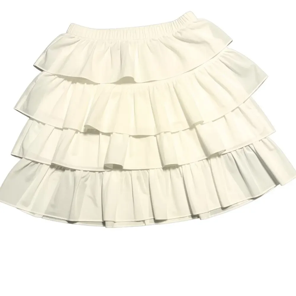 Girls Bundle 3T Cherokee White Ruffle Skirt Old Navy Blue Polka Dot Ribbed Tank